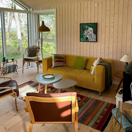 Modern Summer House By Samso's Waterfront Holiday home Saelvig